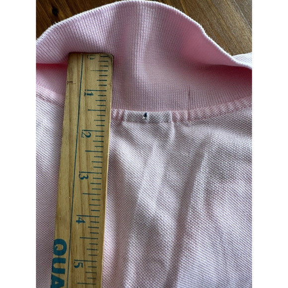 Ralph Lauren Polo Golf Shirt Custom Fit Mens XL Pink w/Teal Pony Short Sleeve - Picture 2 of 13